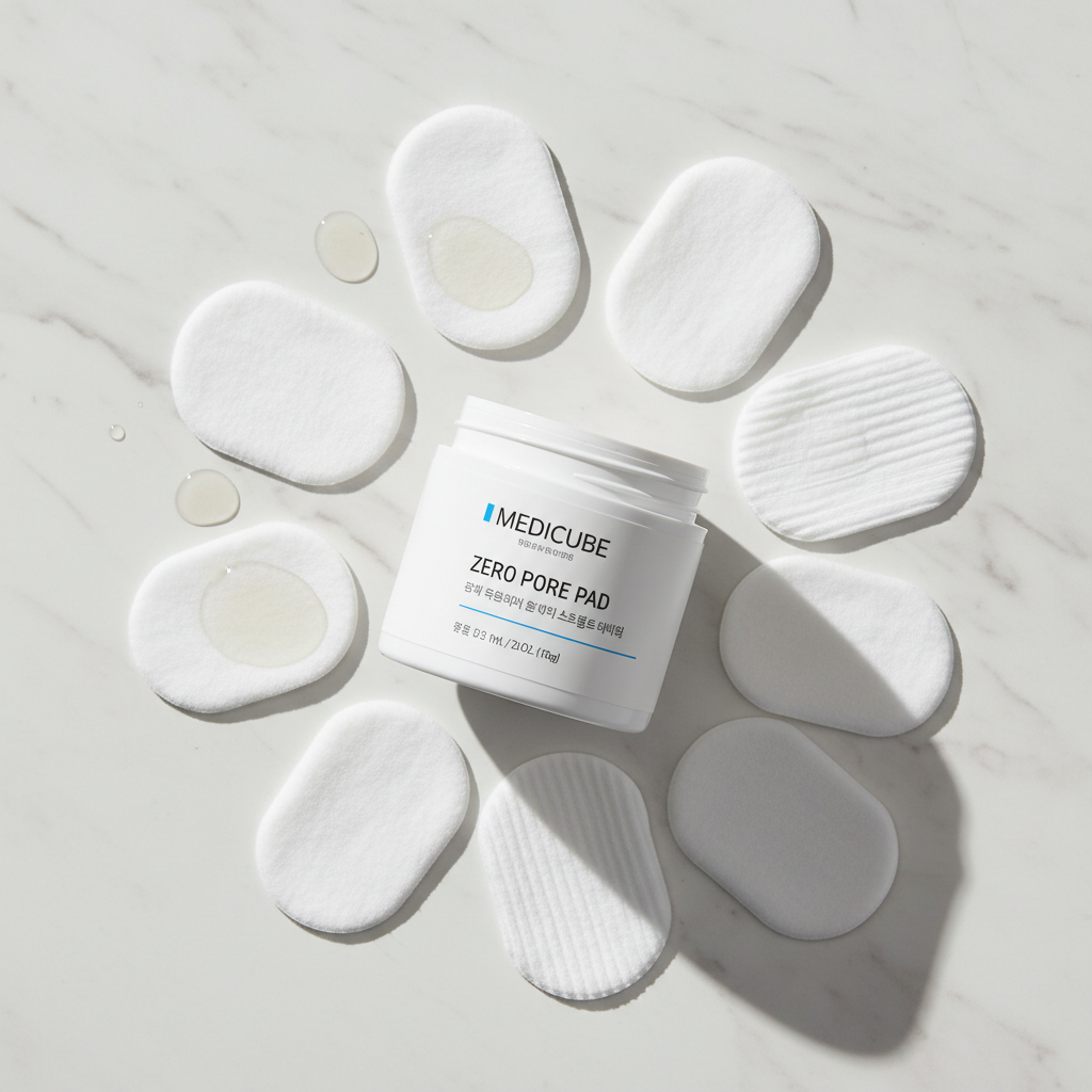 Medicube ZERO PORE PAD Flat Lay